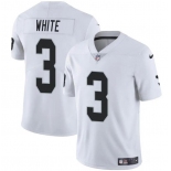 Men's Las Vegas Raiders #3 Zamir White White 2024 Vapor Football Stitched Jersey