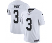 Men's Las Vegas Raiders #3 Zamir White White 2024 Vapor Football Stitched Jersey