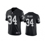 Men's Las Vegas Raiders #34 Brandon Bolden Black Vapor Limited Stitched Jersey