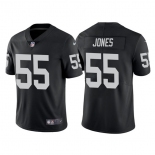 Men's Las Vegas Raiders #55 Chandler Jones White Vapor Limited Stitched Jersey