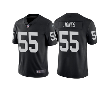 Men's Las Vegas Raiders #55 Chandler Jones White Vapor Limited Stitched Jersey