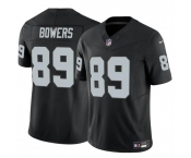 Men's Las Vegas Raiders #89 Brock Bowers Black 2024 Draft F.U.S.E. Vapor Football Stitched Jersey