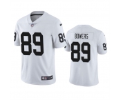 Men's Las Vegas Raiders #89 Brock Bowers White 2024 Draft Vapor Football Stitched Jersey