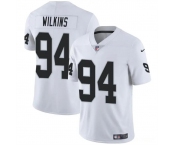 Men's Las Vegas Raiders #94 Christian Wilkins White Vapor Football Stitched Jersey