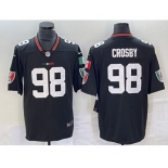 Men's Las Vegas Raiders #98 Maxx Crosby Black Mexico Vapor Limited Football Stitched Jersey