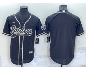 Men's Las Vegas Raiders Blank Black Stitched MLB Cool Base Nike Baseball Jersey