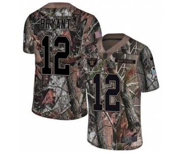 Men's Nike Oakland Raiders #12 Martavis Bryant Limited Camo Rush Realtree NFL Jersey