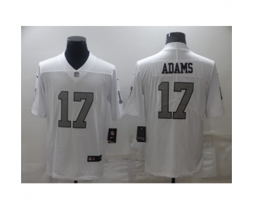 Men's Nike Oakland Raiders #17 Davante Adams White Vapor Limited Stitched Jersey