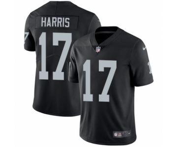 Men's Nike Oakland Raiders #17 Dwayne Harris Black Team Color Vapor Untouchable Limited Player NFL Jersey