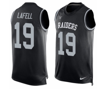 Men's Nike Oakland Raiders #19 Brandon LaFell Limited Black Player Name & Number Tank Top NFL Jersey