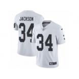 Men's Nike Oakland Raiders #34 Bo Jackson Vapor Untouchable Limited White NFL Jersey