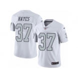 Men's Nike Oakland Raiders #37 Lester Hayes Limited White Rush NFL Jersey