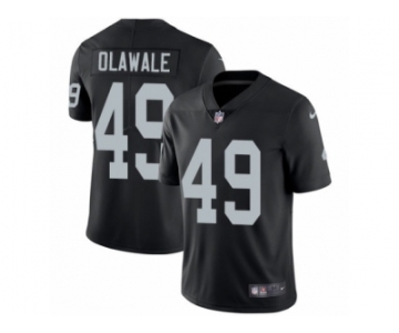 Men's Nike Oakland Raiders #49 Jamize Olawale Vapor Untouchable Limited Black Team Color NFL Jersey