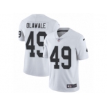 Men's Nike Oakland Raiders #49 Jamize Olawale Vapor Untouchable Limited White NFL Jersey