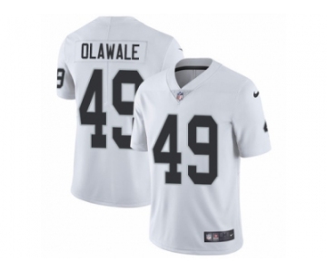 Men's Nike Oakland Raiders #49 Jamize Olawale Vapor Untouchable Limited White NFL Jersey