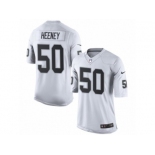 Men's Nike Oakland Raiders #50 Ben Heeney Limited White NFL Jersey