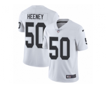 Men's Nike Oakland Raiders #50 Ben Heeney Vapor Untouchable Limited White NFL Jersey