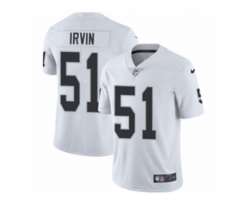 Men's Nike Oakland Raiders #51 Bruce Irvin Vapor Untouchable Limited White NFL Jersey