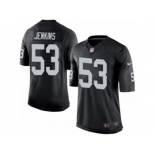 Men's Nike Oakland Raiders #53 Jelani Jenkins Limited Black Team Color NFL Jersey