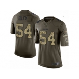 Men's Nike Oakland Raiders #54 Perry Riley Limited Green Salute to Service NFL Jersey