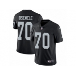 Men's Nike Oakland Raiders #70 Kelechi Osemele Vapor Untouchable Limited Black Team Color NFL Jersey