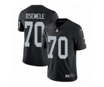 Men's Nike Oakland Raiders #70 Kelechi Osemele Vapor Untouchable Limited Black Team Color NFL Jersey