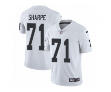 Men's Nike Oakland Raiders #71 David Sharpe Vapor Untouchable Limited White NFL Jersey