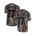 Men's Nike Oakland Raiders #77 Kolton Miller Limited Camo Rush Realtree NFL Jersey