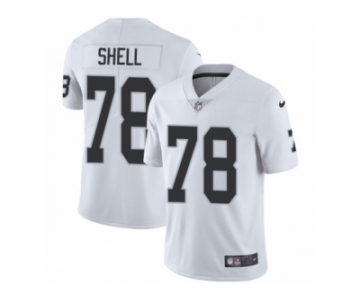 Men's Nike Oakland Raiders #78 Art Shell Vapor Untouchable Limited White NFL Jersey