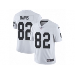 Men's Nike Oakland Raiders #82 Al Davis Vapor Untouchable Limited White NFL Jersey