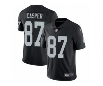 Men's Nike Oakland Raiders #87 Dave Casper Vapor Untouchable Limited Black Team Color NFL Jersey