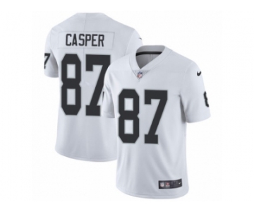 Men's Nike Oakland Raiders #87 Dave Casper Vapor Untouchable Limited White NFL Jersey