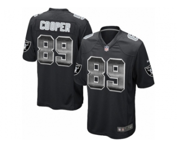 Men's Nike Oakland Raiders #89 Amari Cooper Limited Black Strobe NFL Jersey