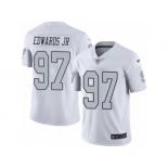 Men's Nike Oakland Raiders #97 Mario Edwards Jr Limited White Rush NFL Jersey