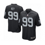 Men's Nike Oakland Raiders #99 Arden Key Game Black Team Color NFL Jersey