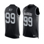 Men's Nike Oakland Raiders #99 Arden Key Limited Black Player Name & Number Tank Top NFL Jersey