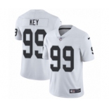 Men's Nike Oakland Raiders #99 Arden Key White Vapor Untouchable Limited Player NFL Jersey