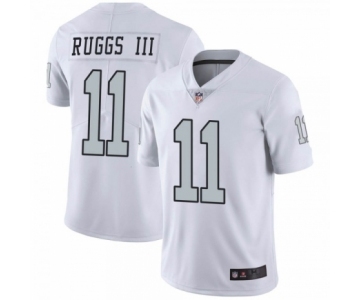 Men's Oakland Raiders #11 Henry Ruggs III Las Vegas Raiders Limited White Color Rush Jersey