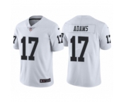 Men's Oakland Raiders #17 Davante Adams White Vapor Limited Stitched Jersey