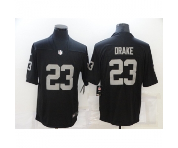 Men's Oakland Raiders #23 Kenyan Drake Nike Black Player Limited Jersey