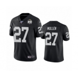 Men's Oakland Raiders #27 Trayvon Mullen Black 60th Anniversary Vapor Untouchable Limited Player 100th Season Football Jersey