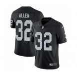 Men's Oakland Raiders #32 Marcus Allen Black Team Color Vapor Untouchable Limited Player Football Jersey