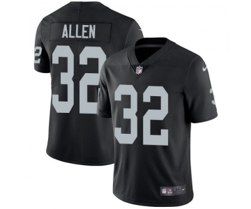 Men's Oakland Raiders #32 Marcus Allen Black Team Color Vapor Untouchable Limited Player Football Jersey