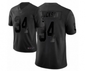 Men's Oakland Raiders #34 Bo Jackson Limited Black City Edition Football Jersey