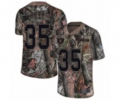 Men's Oakland Raiders #35 Curtis Riley Limited Camo Rush Realtree Football Jersey