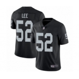 Men's Oakland Raiders #52 Marquel Lee Black Team Color Vapor Untouchable Limited Player Football Jersey