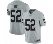 Men's Oakland Raiders #52 Marquel Lee Limited Silver Inverted Legend Football Jersey