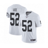 Men's Oakland Raiders #52 Marquel Lee White Vapor Untouchable Limited Player Football Jersey