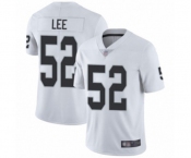 Men's Oakland Raiders #52 Marquel Lee White Vapor Untouchable Limited Player Football Jersey