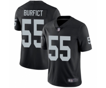 Men's Oakland Raiders #55 Vontaze Burfict Black Team Color Vapor Untouchable Limited Player Football Jersey